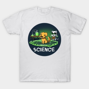 Cute Funny Science Lover Dog Puppy Lover Corgi Animal Lover Quote T-Shirt